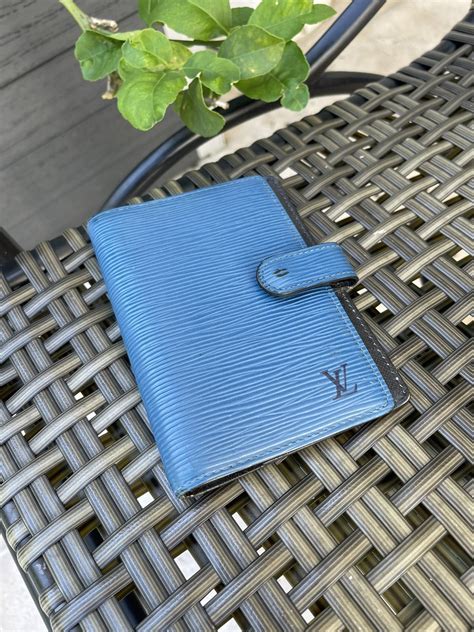 louis vuitton blue epi card case|louis vuitton charms card holder.